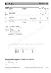 MDD312-14N1 Datasheet Page 3