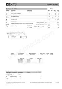 MDD95-12N1B Datasheet Page 3