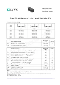 MDK950-22N1W Datasheet Copertura