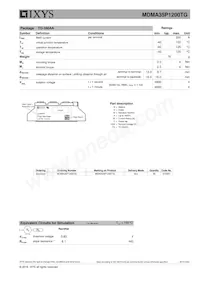 MDMA35P1200TG Datasheet Page 3