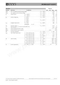 MDMA380P1600KC Datasheet Page 2