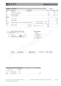 MDMA85P1600TG Datasheet Page 3
