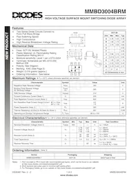 MMBD3004BRM-7 Datasheet Cover