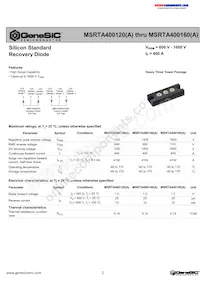 MSRTA400160(A) Datasheet Cover