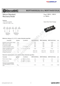 MSRTA40080(A) Datasheet Cover
