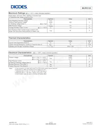 MURS120-13-F Datasheet Page 2
