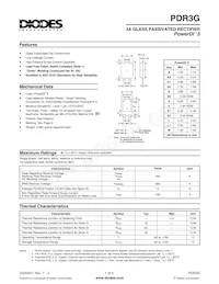 PDR3G-13 Datasheet Cover