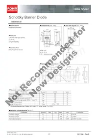 RB085B-30TL Datasheet Cover