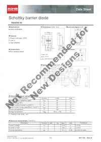 RB085B-40TL Datenblatt Cover
