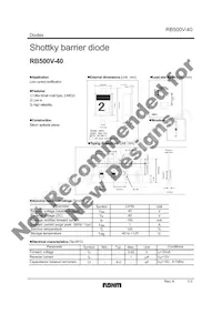 RB500V-40TE-17 Datasheet Cover