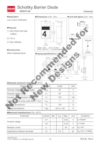 RB501V-40TE-17 Datasheet Cover