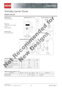RSX071VA-30TR Datenblatt Cover