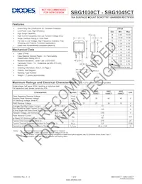 SBG1040CT-T-F Datasheet Cover