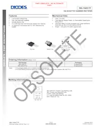 SBL1040CTP數據表 封面