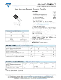 SBL2040PT-E3/45 Datasheet Cover