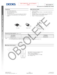 SBL3040CTP Datasheet Cover