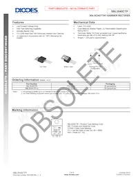 SBL3045CTP Datasheet Cover