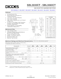 SBL3060CT Datasheet Cover