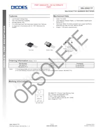 SBL3060CTP Datasheet Cover