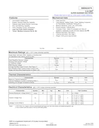 SBR0220T5-7 Datasheet Cover