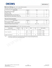 SBR02M30LP-7 Datasheet Pagina 2