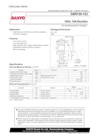 SBR100-10JS Datasheet Cover