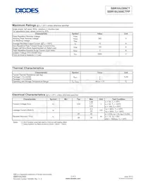 SBR10U300CT Datasheet Page 2