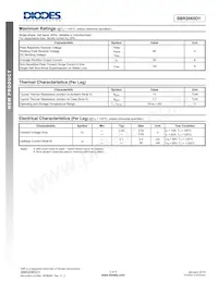 SBR2065D1-13 Datasheet Page 2