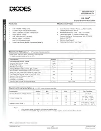 SBR20M150CTFP Datasheet Cover