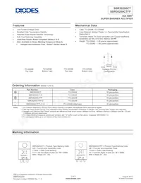SBR30200CTFP Datasheet Cover
