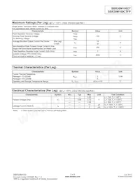 SBR30M100CTFP Datasheet Page 2