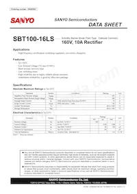 SBT100-16LS Datasheet Cover