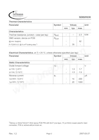 SDB20S30 Datasheet Page 2