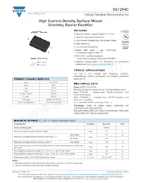 SS12P4CHM3/86A Datasheet Cover