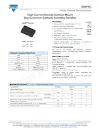 SS6P4CHM3/86A Datasheet Cover