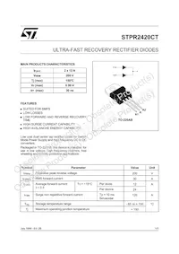 STPR2420CT Datasheet Cover