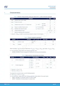 STPS16150CR Datasheet Page 2