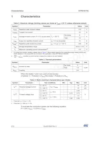 STPS16170CG Datasheet Page 2