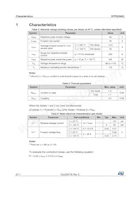 STPS2545CG Datasheet Page 2