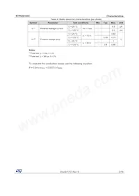 STPS30150CG Datasheet Pagina 3