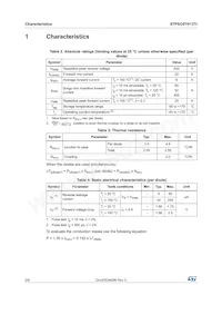 STPSC6TH13TI Datasheet Pagina 2