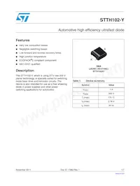 STTH102AY Datasheet Cover