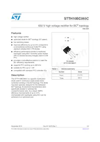 STTH10BC065CT數據表 封面