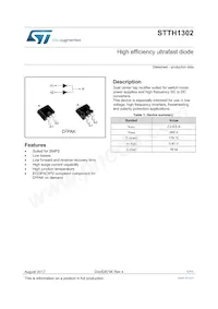 STTH1302CT Datasheet Cover