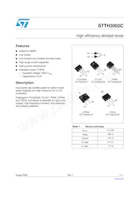 STTH3002CPI Datasheet Cover