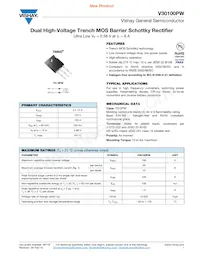 V30100PW-M3/4W Datenblatt Cover