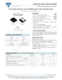 V40D120C-M3/I Datasheet Cover