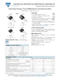 VB30120C-E3/8W Datasheet Cover