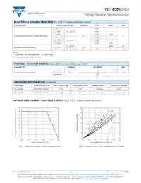 VBT4045C-E3/4W Datasheet Page 2