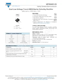 VBT6045C-E3/4W Datasheet Cover